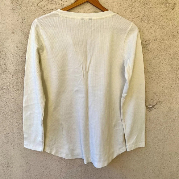 Eddie Bauer Thermal Long Sleeve Top White Size XS - Picture 6 of 6